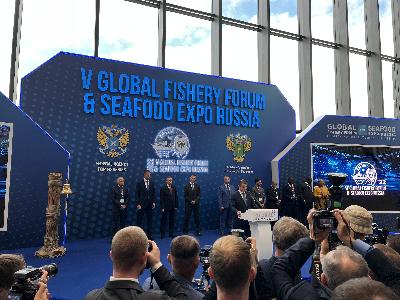 Национальная ассоциация предприятий индустриальной аквакультуры приняла участие в V GLOBAL FISHERY FORUM & SEAFOOD EXPO RUSSIA